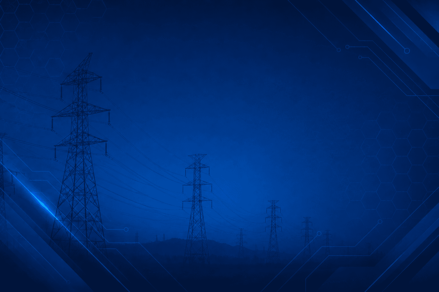 Electrical infrastructure background